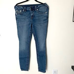 True Religion Jennie Curvy skinny jeans. Lots of stretch.